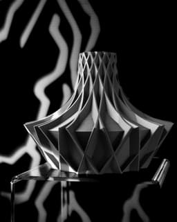 The Arkan Short Vase, Modern and Unique Home Decor for Dried and Preserved Flower Arrangement 3d model