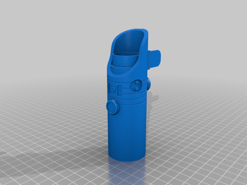 Custom Gaflex Lightsaber 3d model