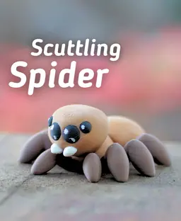 Scuttling Spider - Articulated Fidget Spider - Ludo Animal 3d model