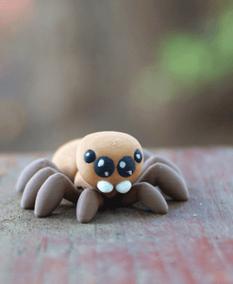 Scuttling Spider - Articulated Fidget Spider - Ludo Animal 3d model
