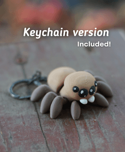 Scuttling Spider - Articulated Fidget Spider - Ludo Animal 3d model