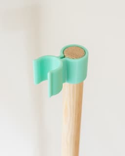 Broomstick Connector for Large Brush & Dust Pan (22mm stick) 3d model