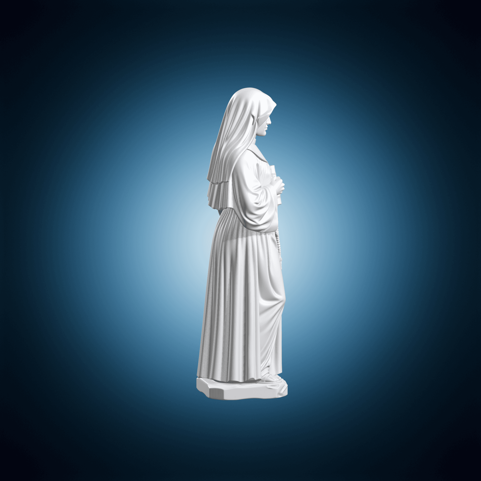 Saint Faustina 3d model