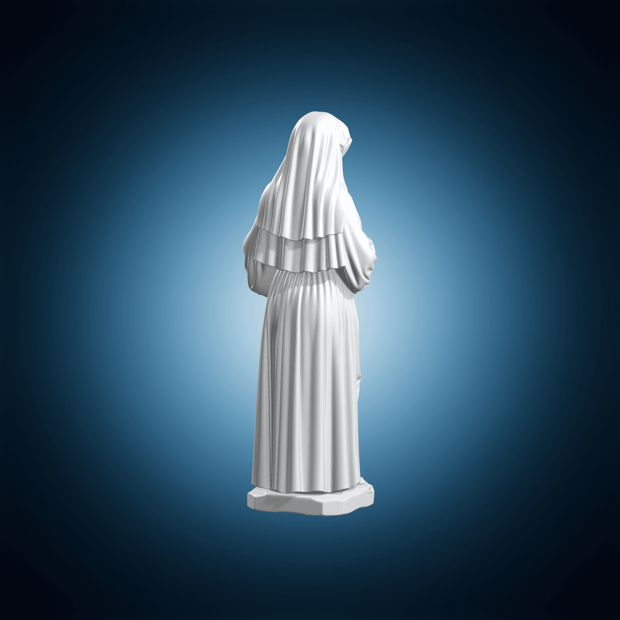Saint Faustina 3d model