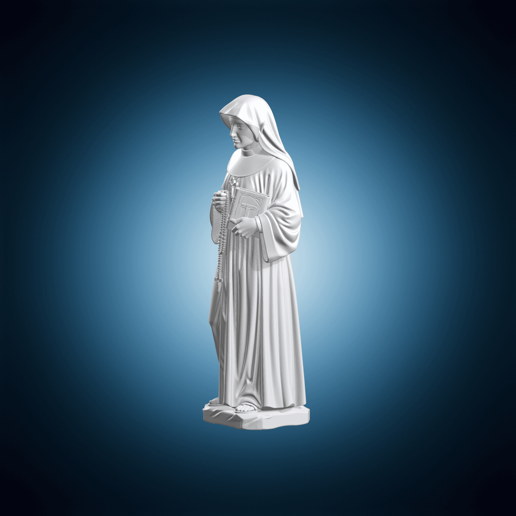 Saint Faustina 3d model
