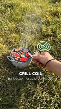 GRILL COIL | BARBECUE MOSQUITO COIL HOLDER 3d model