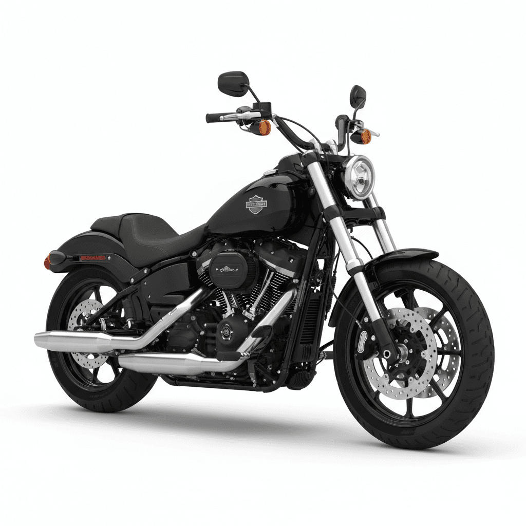 Harley Davidson Softail Standard Motorcycle 3d model