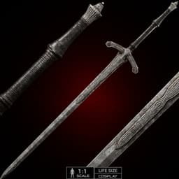 LUDWIG'S HOLY BLADE sword only life size cosplay - Bloodborne Fan Art 3d model