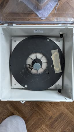 Drybox turntable filament dispenser 3d model
