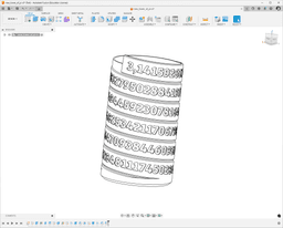 The new Tower of Pi 3d model
