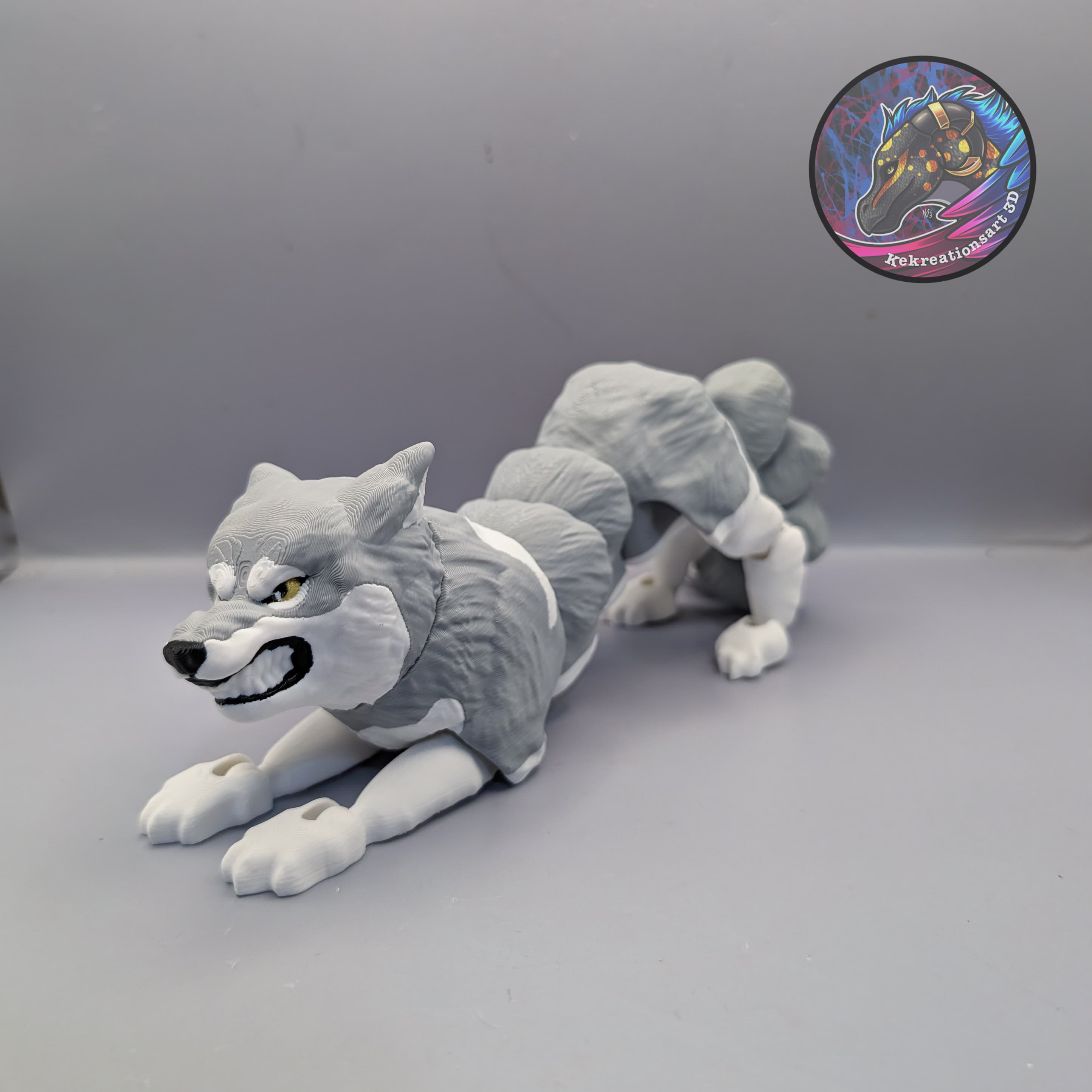 wolf new + new heads 3d model