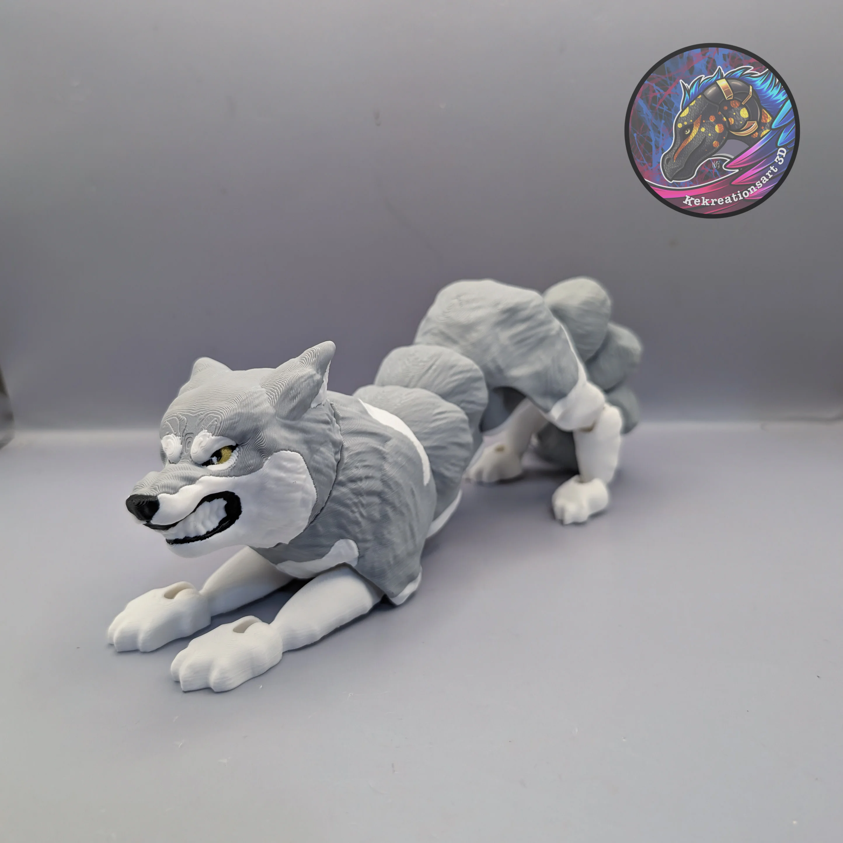 wolf new + new heads 3d model