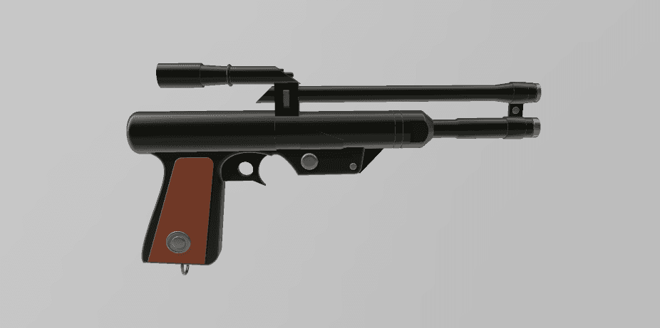 Boba Fett Blaster Pistol 3d model