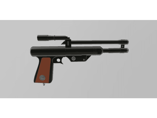 Boba Fett Blaster Pistol 3d model