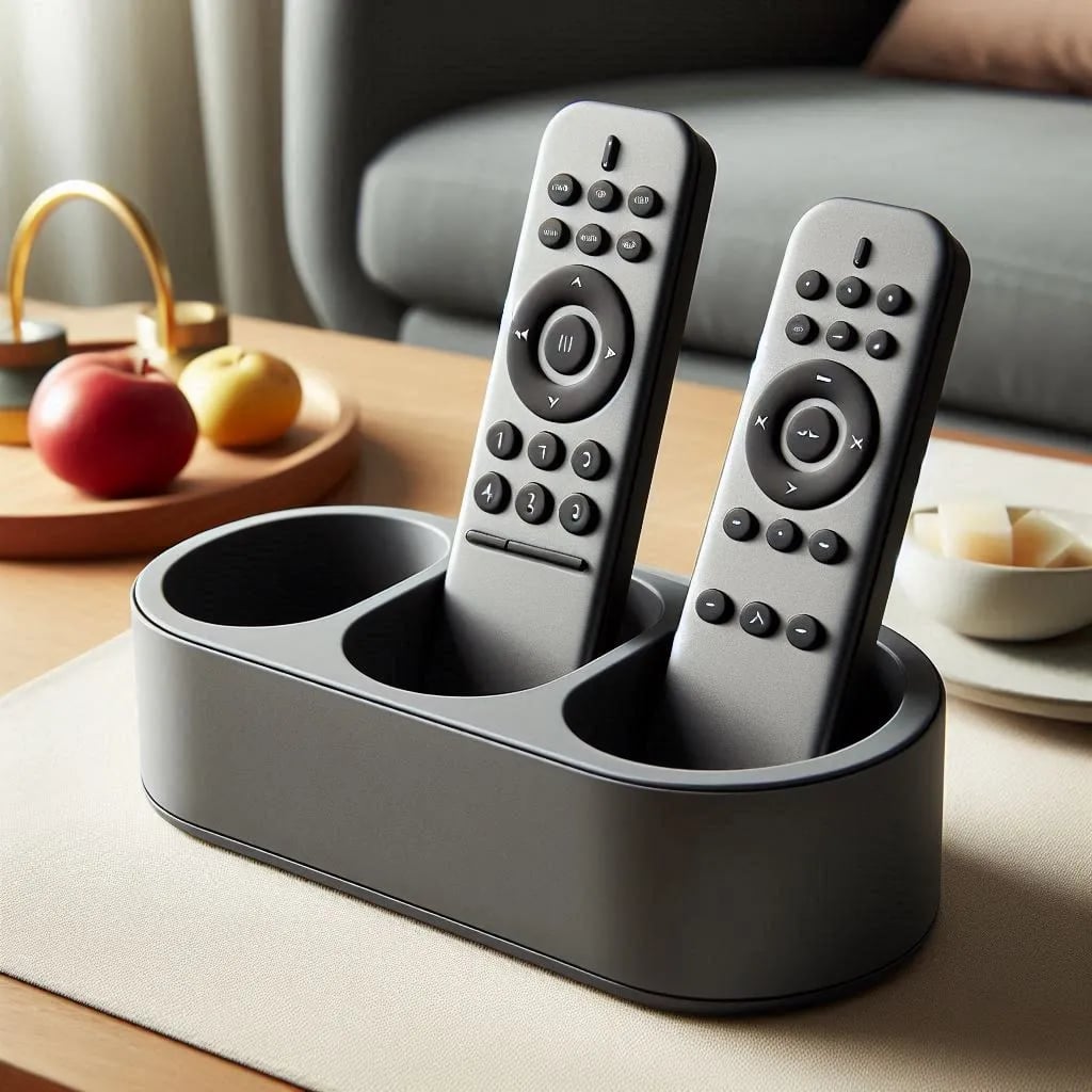 Rounded Remote Caddy, Remote Holder 3d model