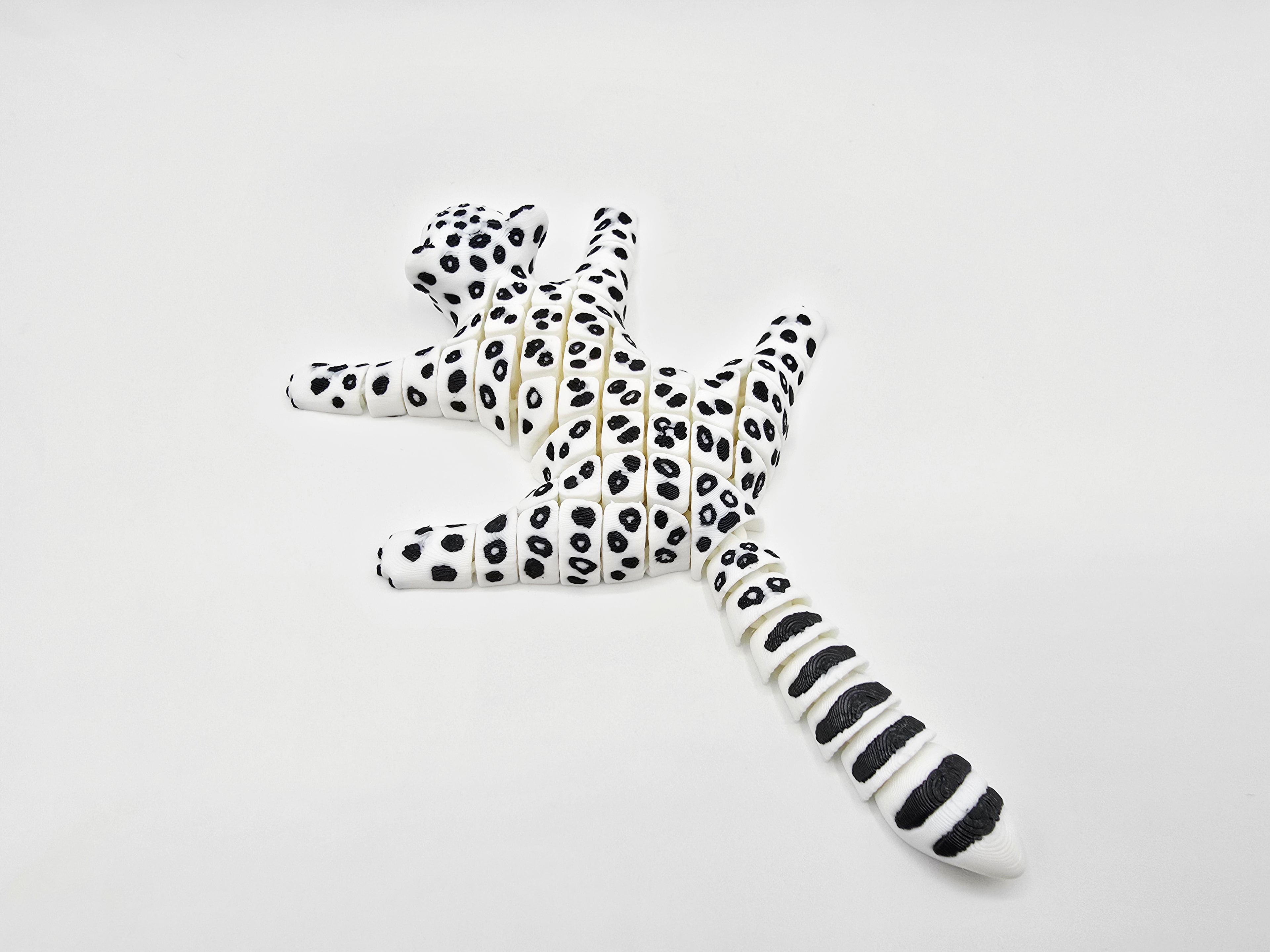 FLEXI SNOW LEOPARD 3d model