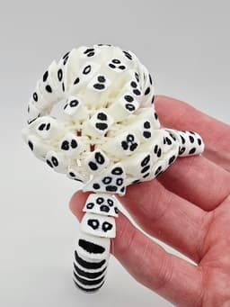FLEXI SNOW LEOPARD 3d model