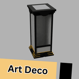 22x24cm Enclosure Art Deco Case 3d model
