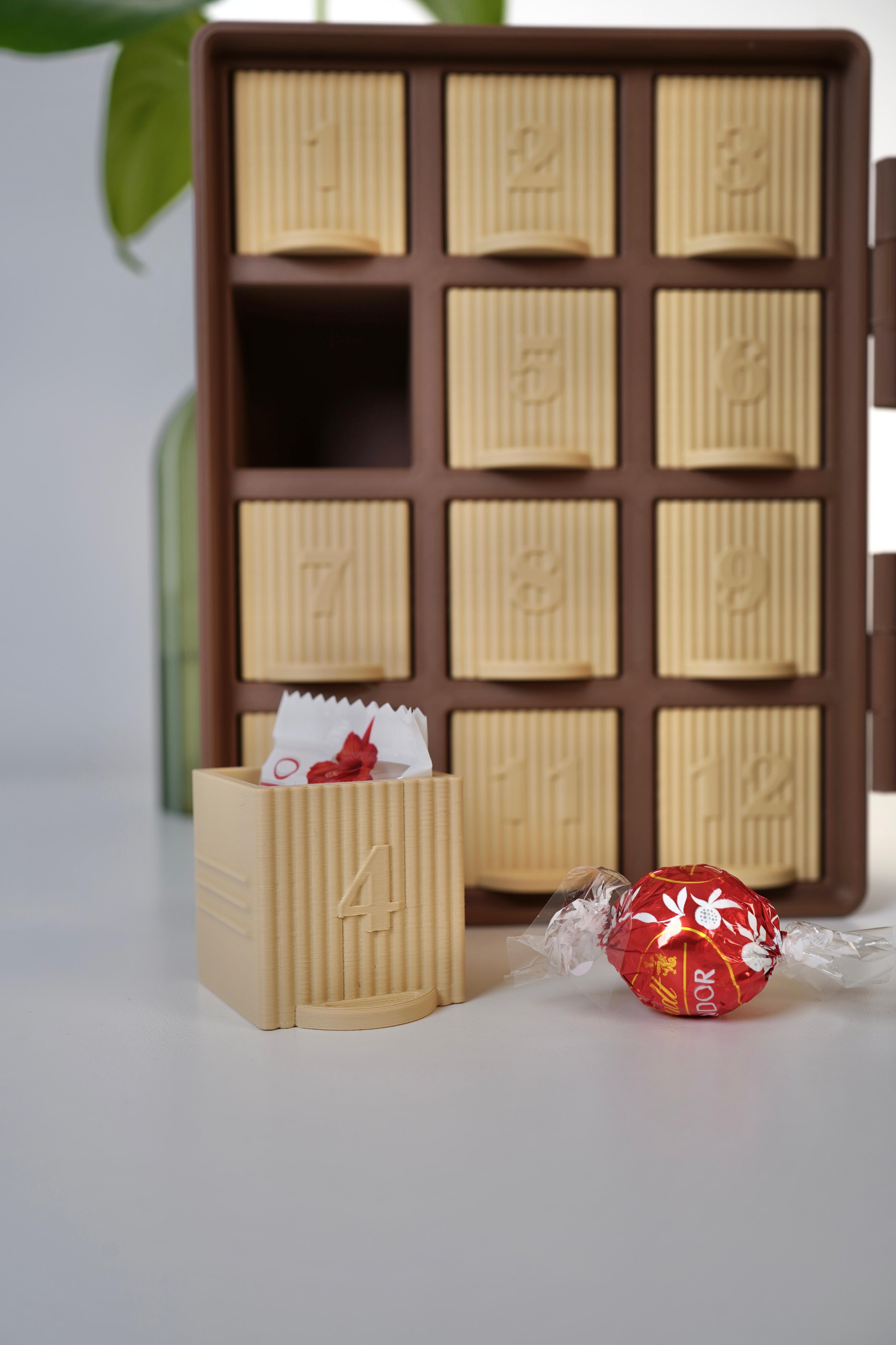 ADVENTIO drawer advent calendar 3d model