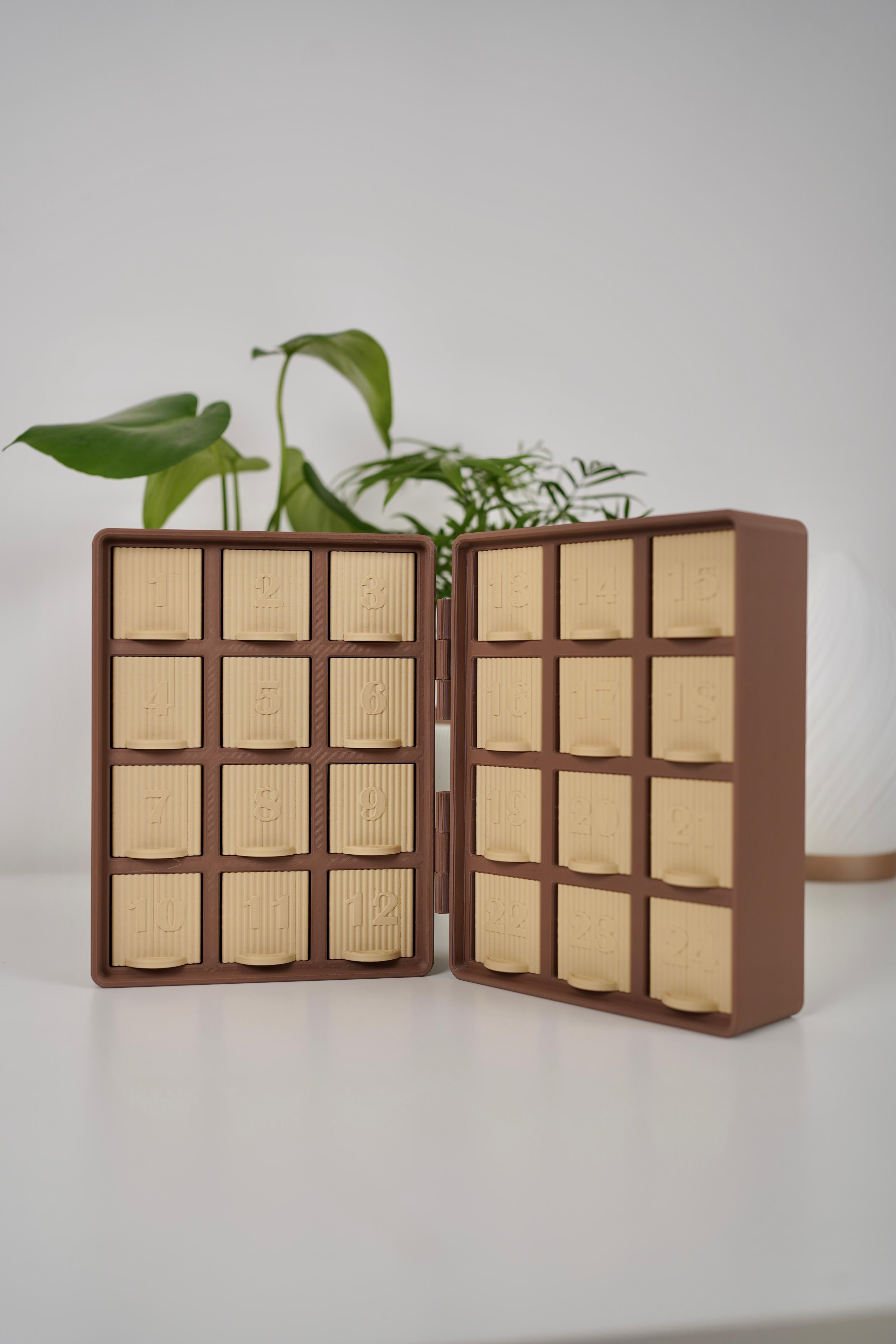 ADVENTIO drawer advent calendar 3d model