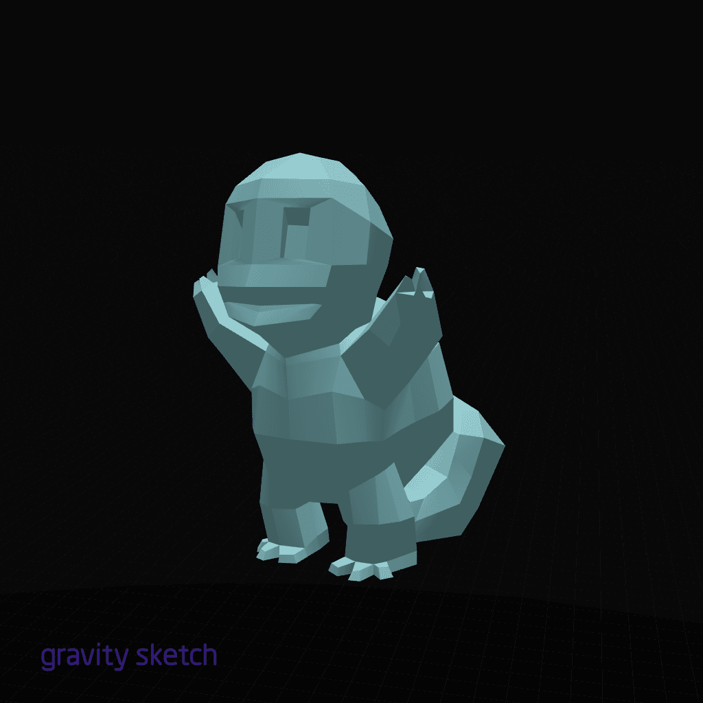 Low Poly Squirtle 3d model