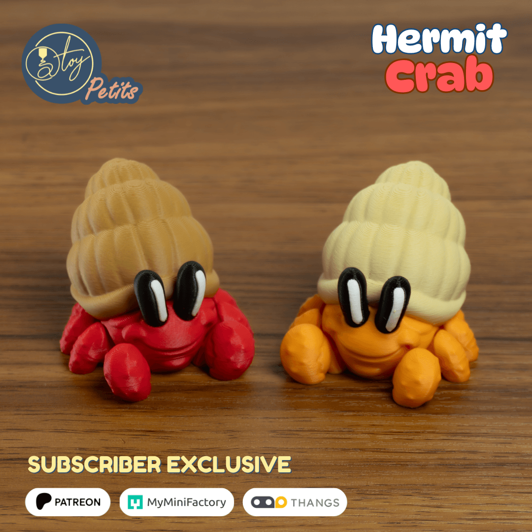 Hermit Crab 3d model