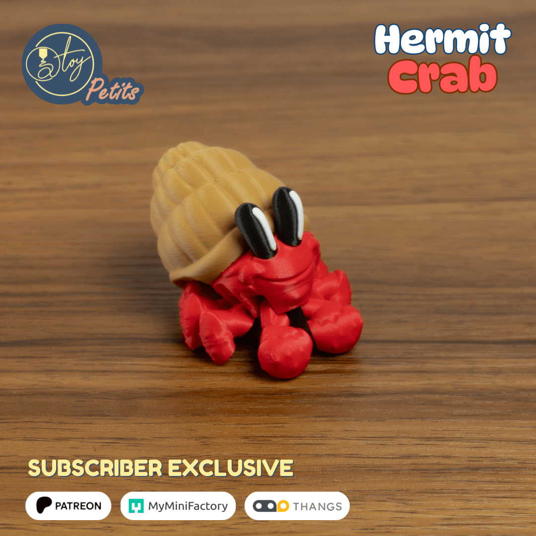 Hermit Crab 3d model