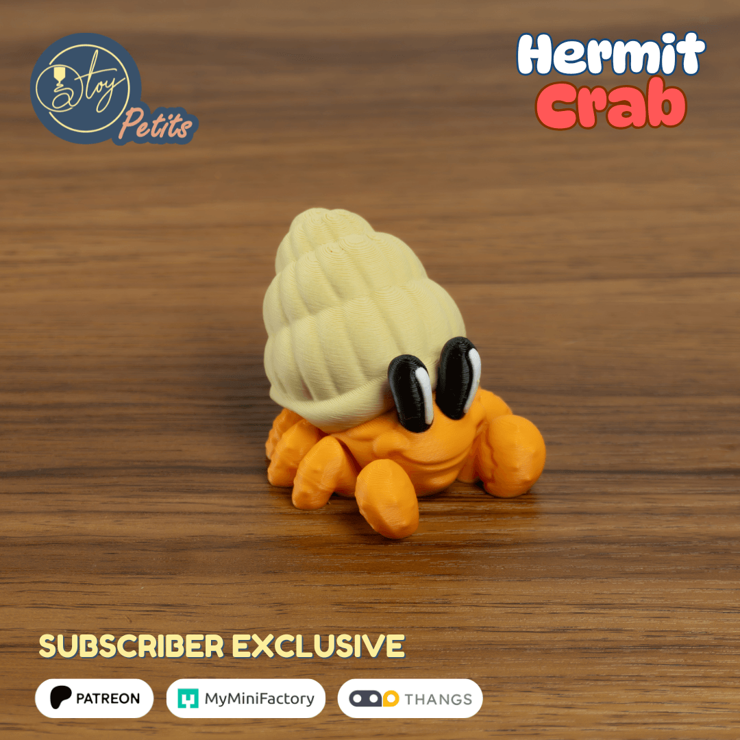 Hermit Crab 3d model