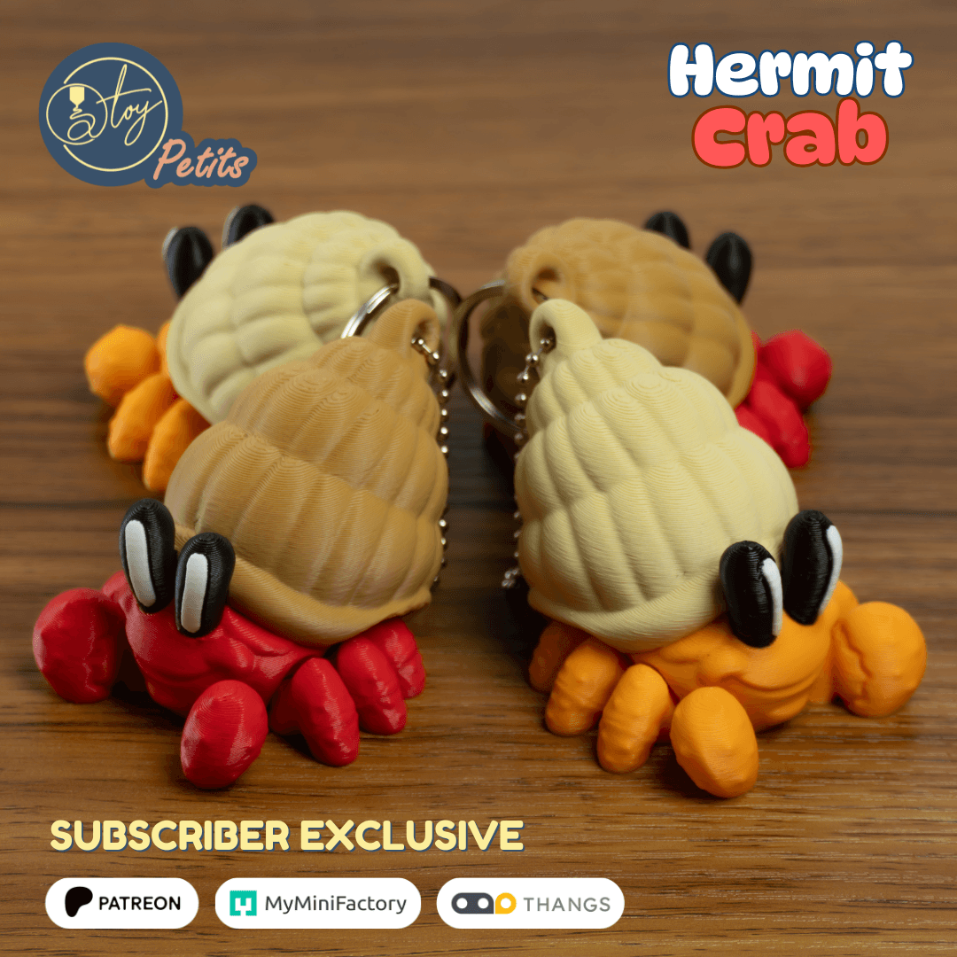 Hermit Crab 3d model