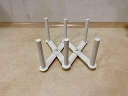 Dish holder / Plates stand / Plates and lids Organizer 3d model