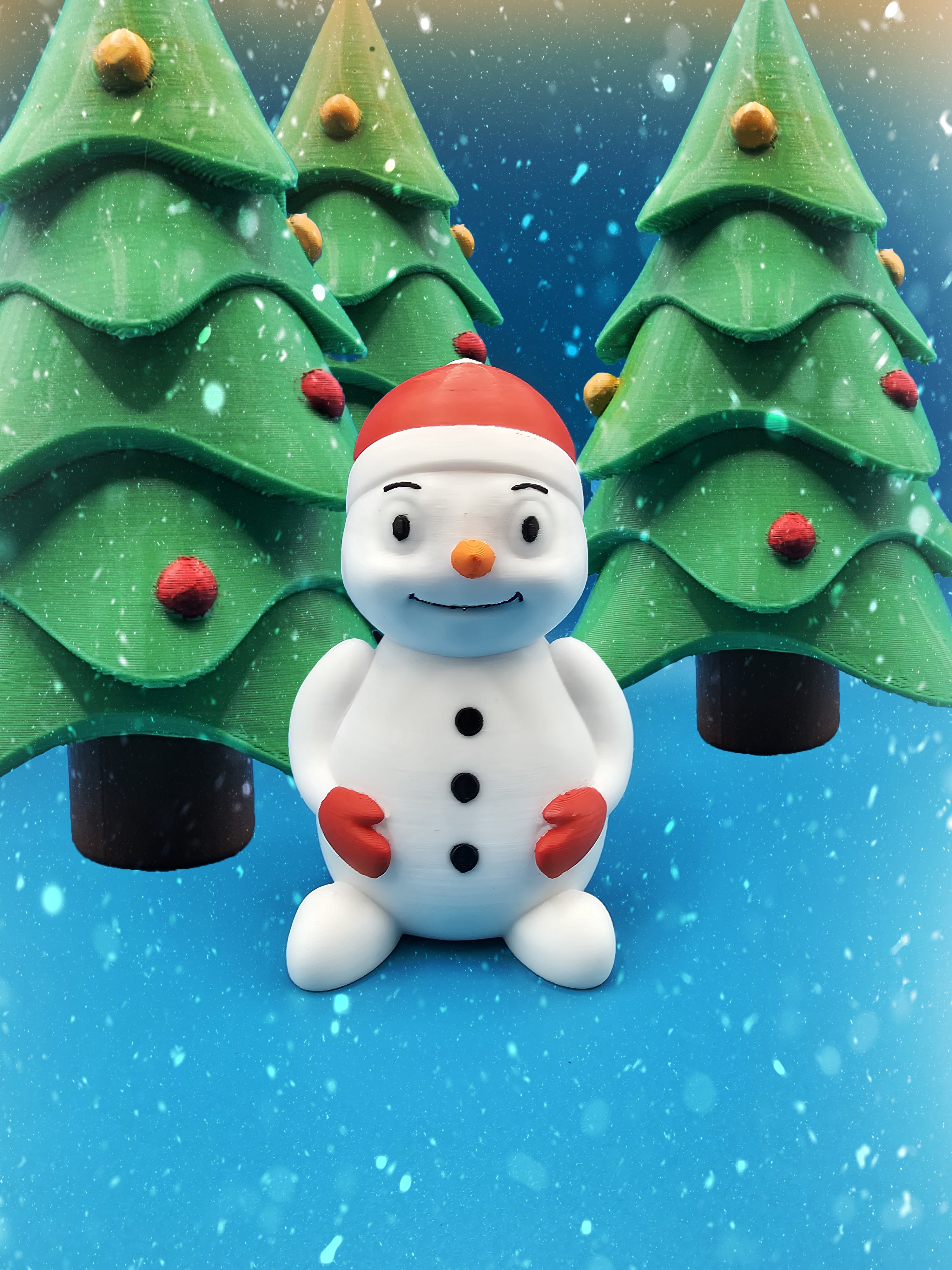 neige 3d model