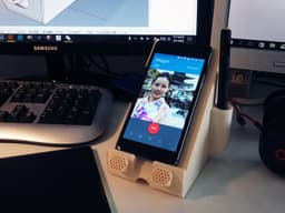 Multifunction phone stand lamp 3d model