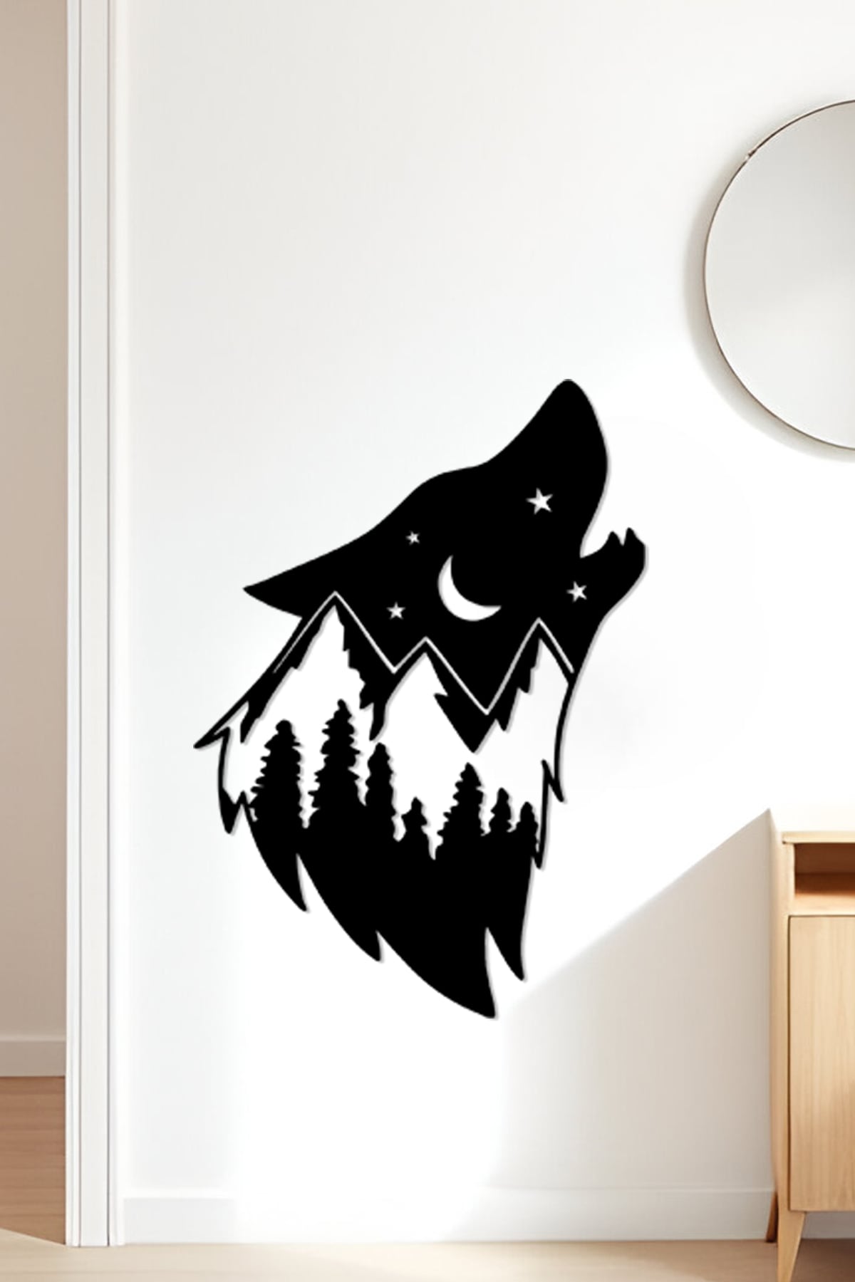 Wolf Wall Art, Wall Decor, Home Decor 3d model