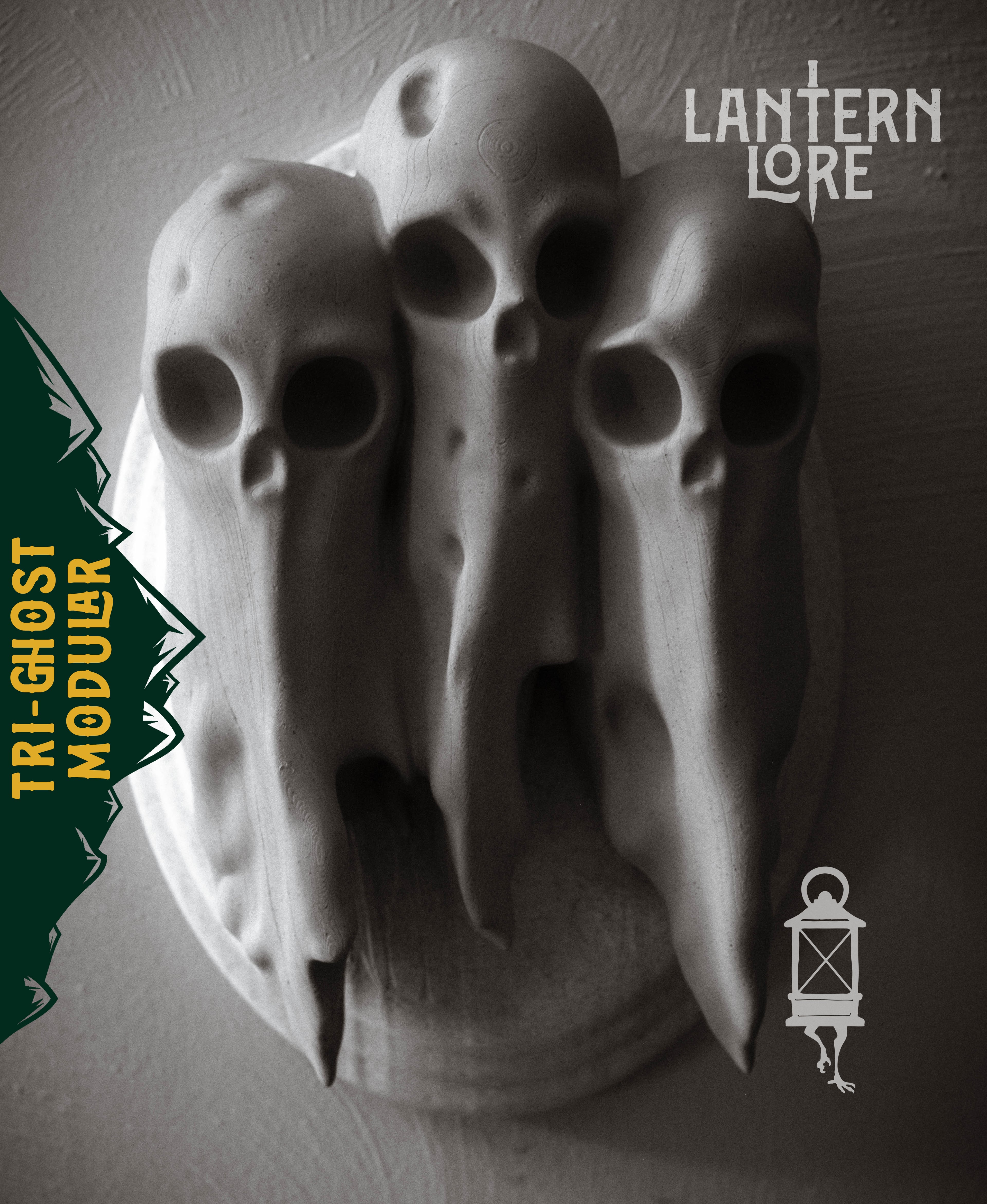 Tri Ghost Modular (Pre Supported) 3d model