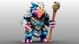 Rainbow Dragon 3d model