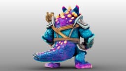 Rainbow Dragon 3d model