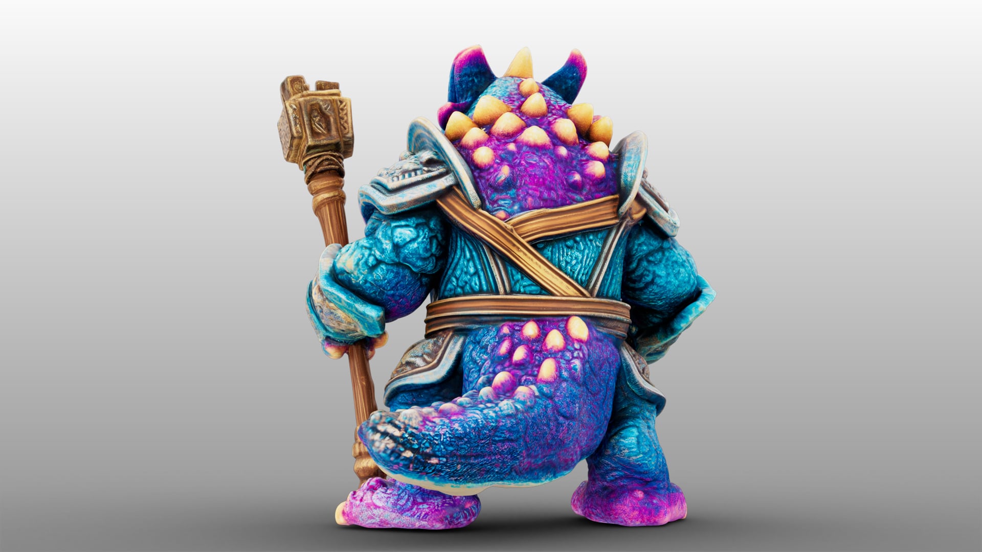 Rainbow Dragon 3d model