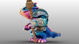 Rainbow Dragon 3d model