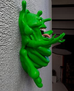 Amazing SLIMER from Ghostbusters - Wall hanging 3d model