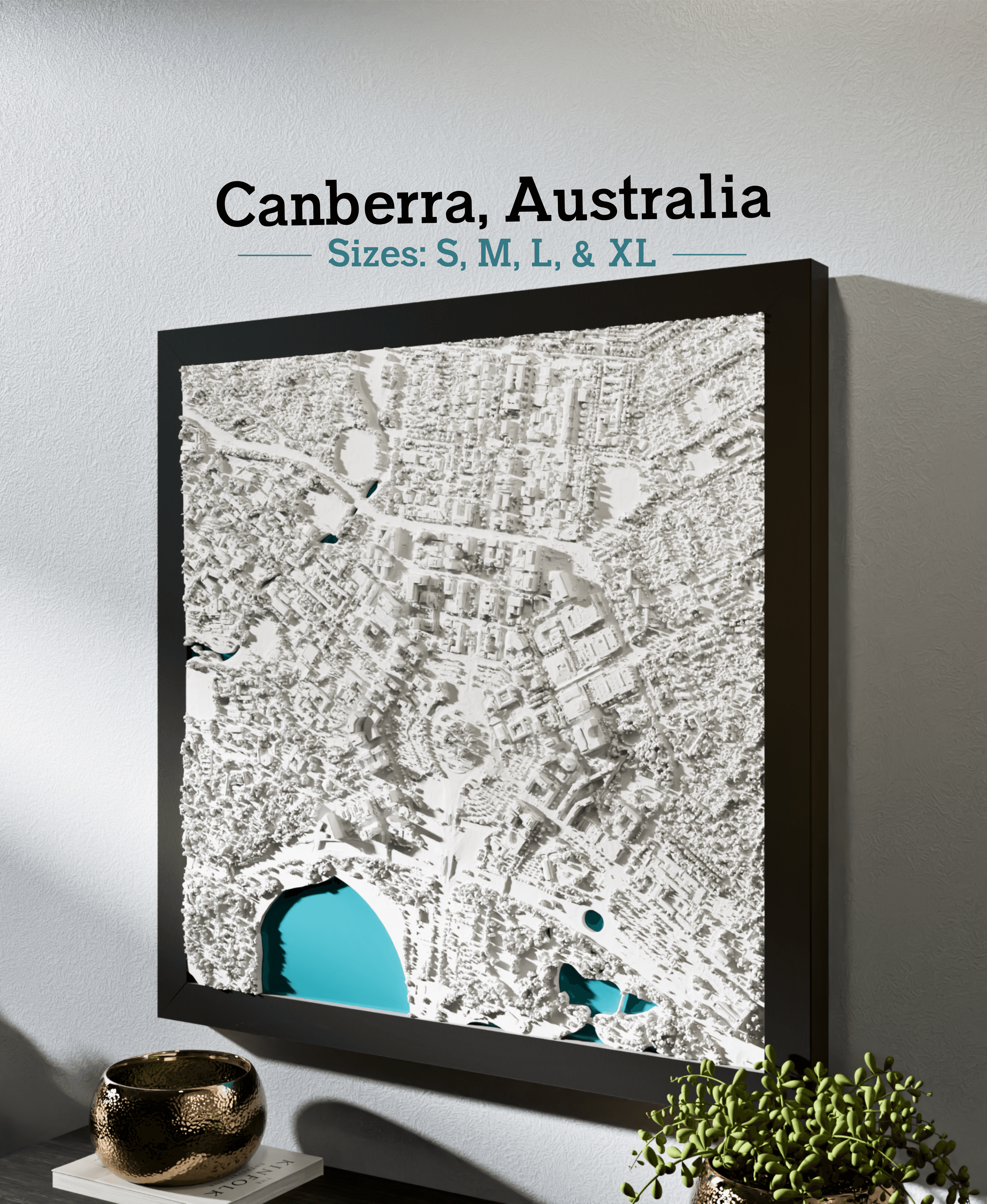 Canberra, Australia - S, M, L, XL 3d model