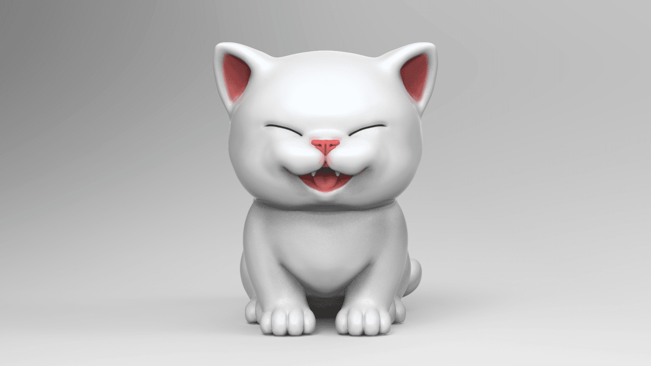Cute Kittens V2 3d model