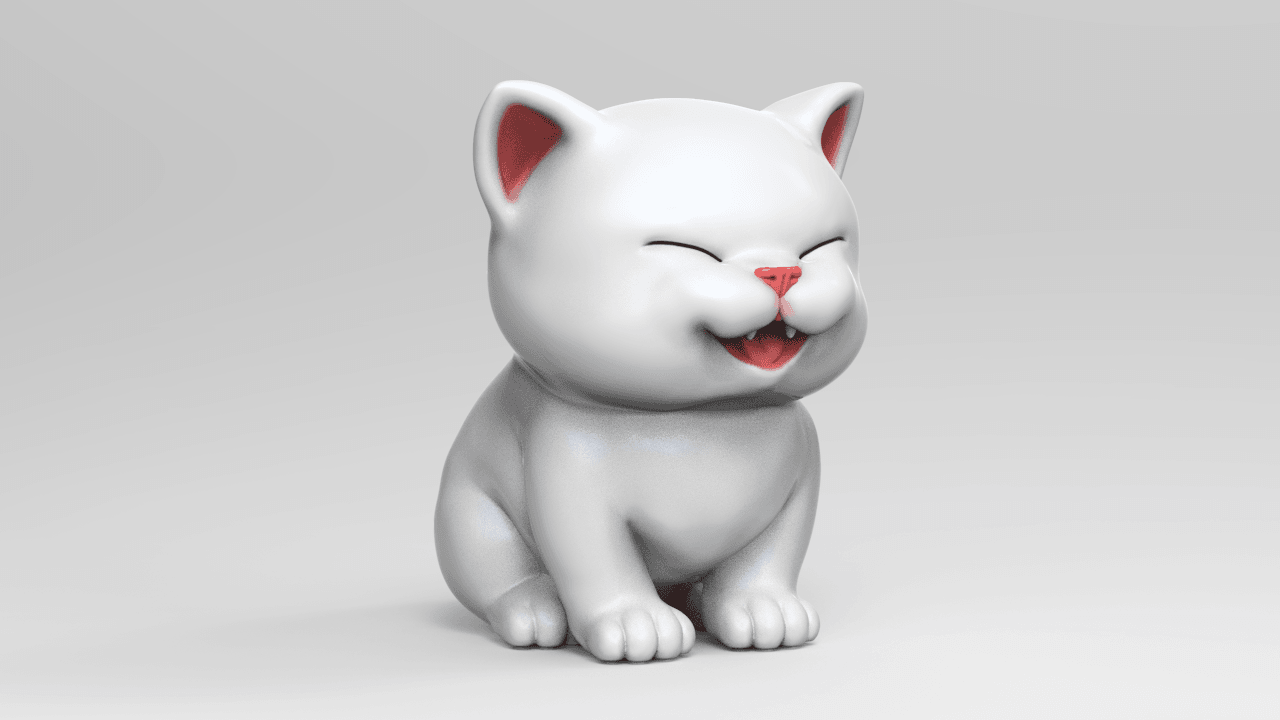Cute Kittens V2 3d model