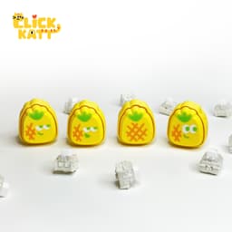 Pine - Clicker Fidget Toy Keychain 3d model