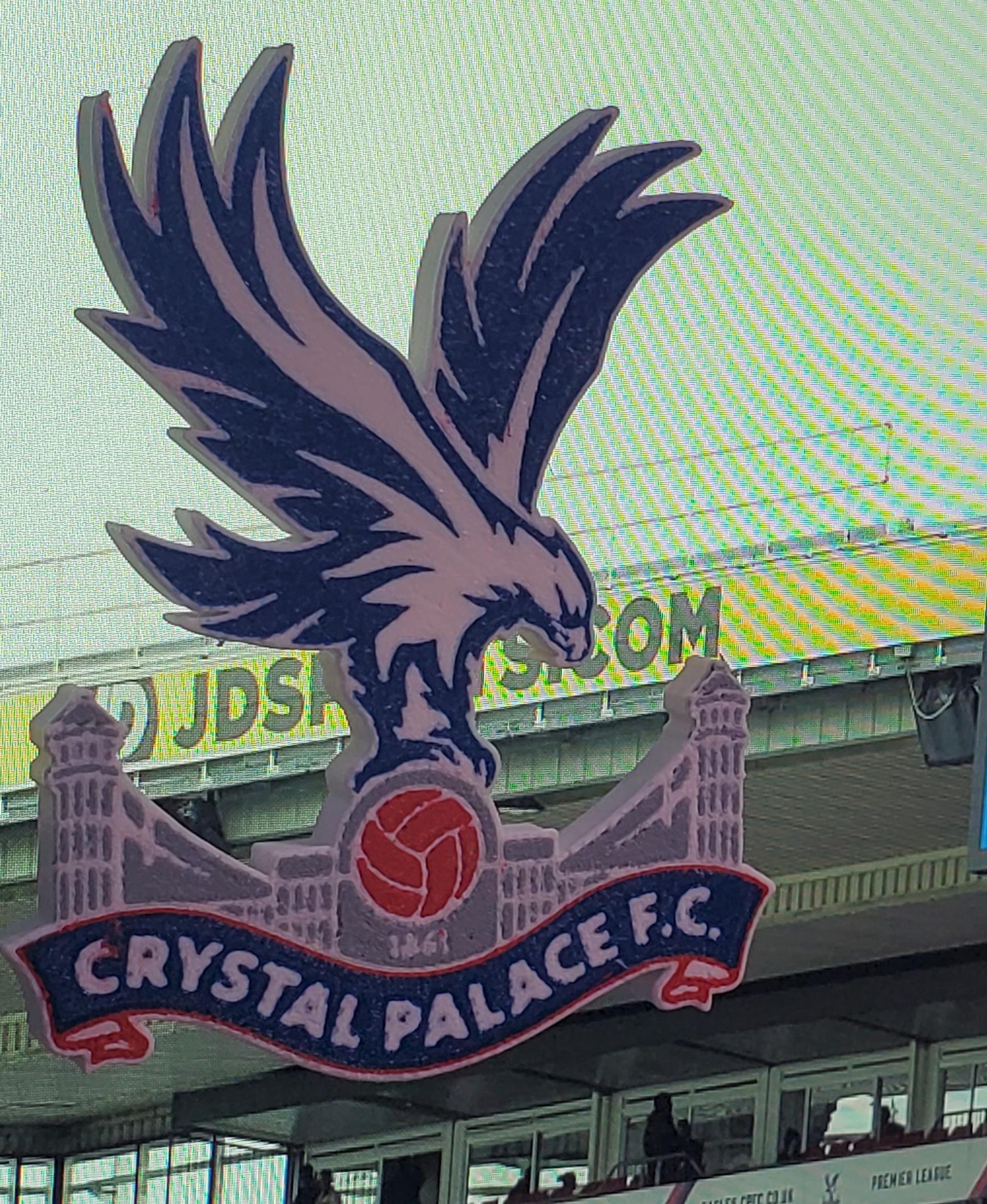 AMS / MMU Crystal Palace FC coaster or plaque  3d model
