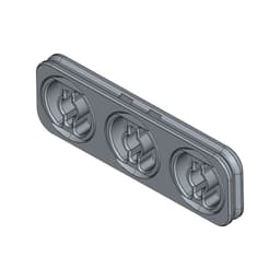 D-LOCK_PANEL.3X1-L 3d model