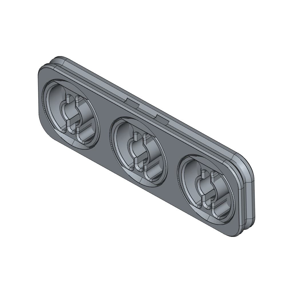 D-LOCK_PANEL.3X1-L 3d model