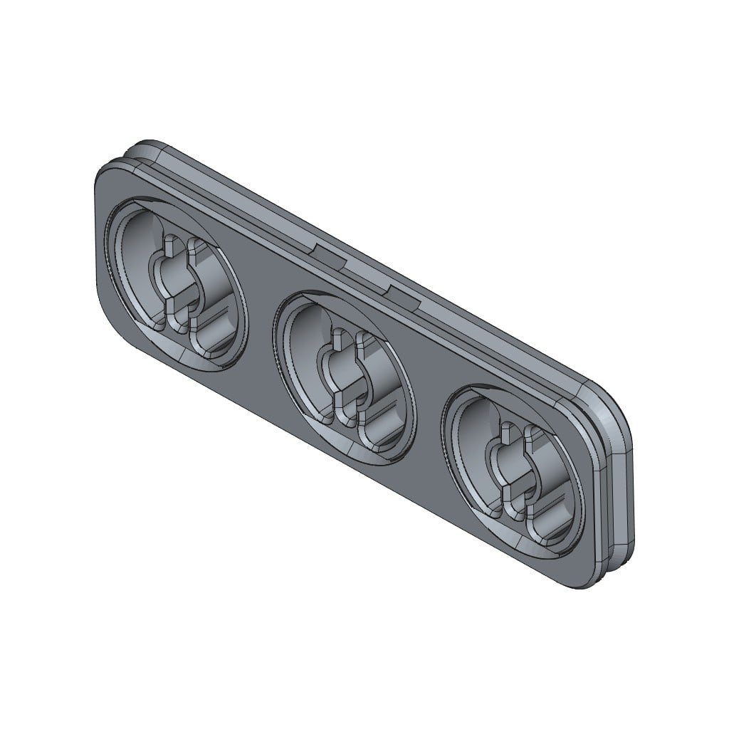 D-LOCK_PANEL.3X1-L 3d model