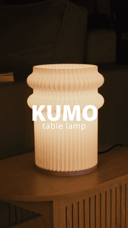 Kumo - Small Table/Bedside Lamp 3d model