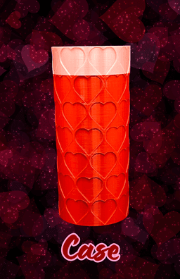Hearts container collection 3d model