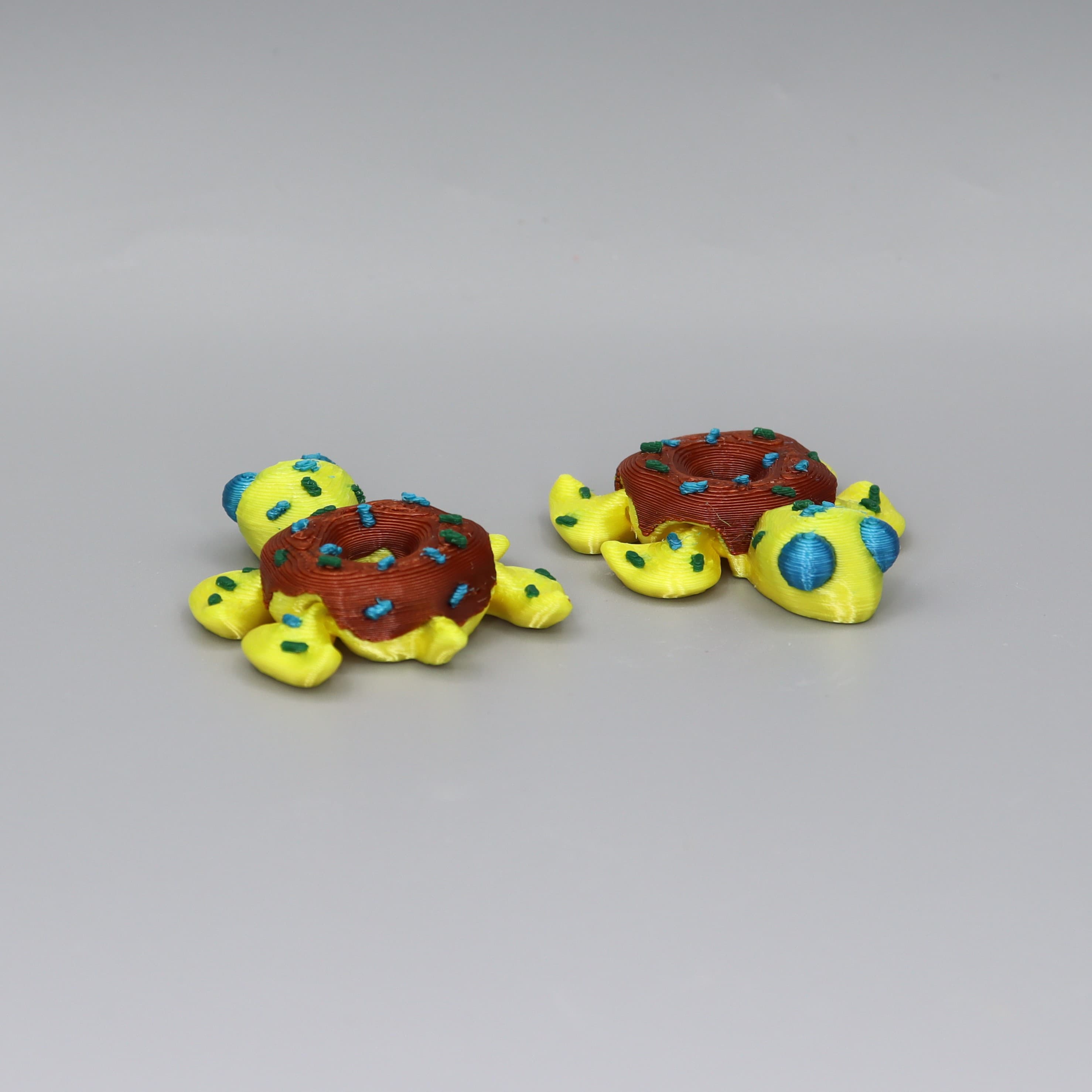Cute Flexi Donut Turtle 3d model